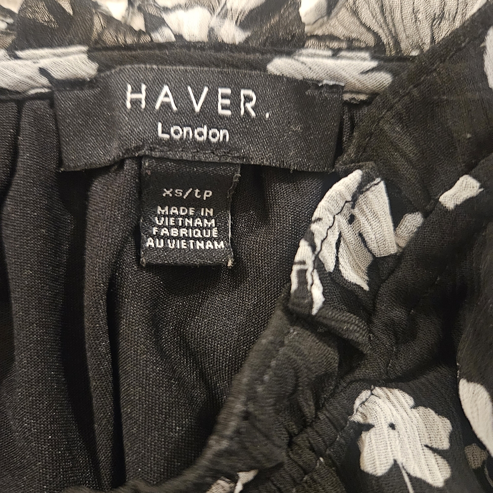 Floral Black Blouse Perfect For Spring! - Picture 2 of 4
